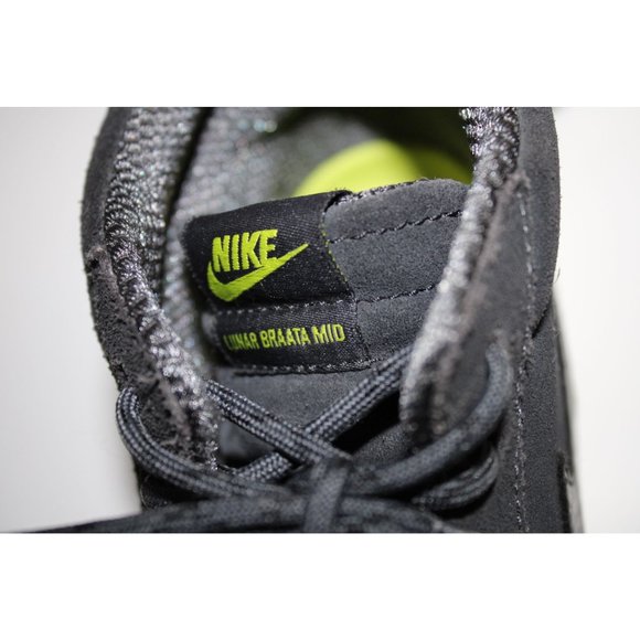Nike lunar Braata mid oms grey atomic green sneakers mens 10.5 main image 5